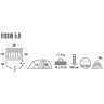Палатка HIGH PEAK TESSIN 5 HP-10228